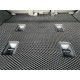 Килимок багажника 2 шт (EVA, 7 місць, чорний) для Toyota Land Cruiser 200