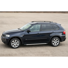 Боковые Подножки Tayga Grey (2 шт., Алюминий) для BMW X5 E-70 2007-2013 гг