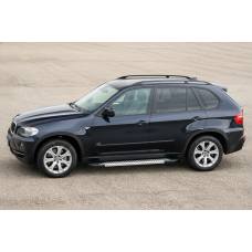 Боковые Подножки Line (2 шт., Алюминий) для BMW X5 E-70 2007-2013 гг