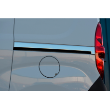 Широкий молдинг из нержавеющей стали на сдвижную дверь (2 шт.) для Fiat Doblo II 2010-2022 гг