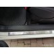 Накладки на пороги 500 (Carmos, 2 шт, нерж) для Fiat 500/500L