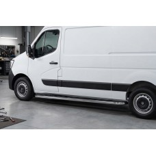 Боковые Подножки Maydos V1 (2 шт., Алюминий) Короткая База для Opel Movano 2010-2021 гг