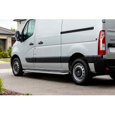 Боковые Подножки Maydos V2 (2 шт., Алюминий) Короткая База для Opel Movano 2010-2021 гг