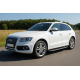 Бокові пороги Bosphorus Grey (2 шт., алюміній) для Ауди Q5 2008-2017 рр