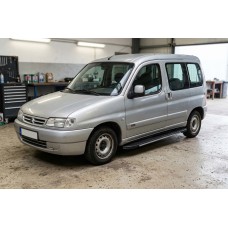 Бокові пороги Bosphorus Grey (2 шт., алюміній) для Citroen Berlingo 1996-2008 рр
