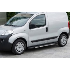 Бокові пороги Bosphorus Grey (2 шт., алюміній) для Citroen Nemo 2007-2017 рр