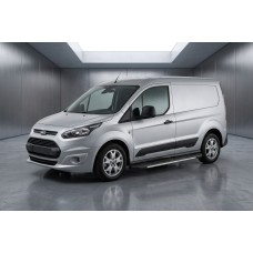 Бокові пороги Bosphorus Grey (2 шт., алюміній) Максі база для Ford Connect 2014-2021 рр