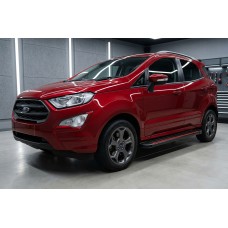 Бокові пороги Maya Red (2 шт., алюміній) для Ford Ecosport 2013-2022 рр