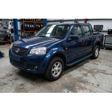 Боковые Подножки Maya Blue (2 шт., Алюминий) для GreatWall Wingle 5 2006- гг