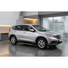 Бокові пороги Bosphorus Grey (2 шт., алюміній) для Honda CRV 2012-2016 рр