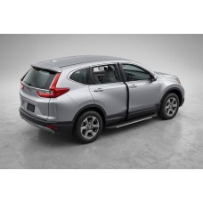 Бокові пороги Bosphorus Grey (2 шт., алюміній) для Honda CRV 2017-2022 рр