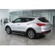 Боковые пороги Bosphorus Grey (2 шт., алюминий) для Hyundai Santa Fe 3 2012-2018 гг