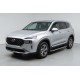 Боковые Подножки Maydos V1 (2 шт., Алюминий и Нержавейка) для Hyundai Santa Fe 4 2018-2023 гг