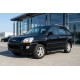 Боковые пороги Bosphorus Grey (2 шт., алюминий) для Kia Sportage 2004-2010 гг