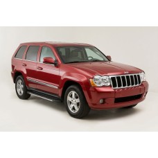 Бокові пороги Bosphorus Grey (2 шт., алюміній) для Jeep Grand Cherokee WK 2004-2010 рр
