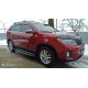 Бокові пороги Bosphorus Grey (2 шт., алюміній) 2010-2013 для Kia Sorento XM рр
