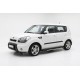 Боковые пороги Bosphorus Grey (2 шт., алюминий) для Kia Soul I 2008-2013 гг
