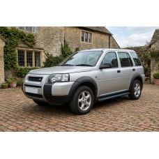 Боковые Подножки Maya Blue (2 шт., Алюминий) для Land Rover Freelander I 1997-2006 гг