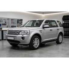 Бокові пороги Bosphorus Grey (2 шт., алюміній) для Land Rover Freelander II 2006-2014 рр