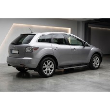 Бокові пороги Bosphorus Grey (2 шт., алюміній) для Mazda CX-7 2006-2012 рр