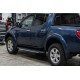 Боковые пороги Bosphorus Grey (2 шт., алюминий) для Mitsubishi L200 2006-2015 гг