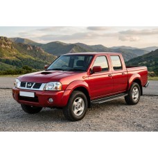 Бокові пороги Bosphorus Grey (2 шт., алюміній) для Nissan NP300 1999-2015 рр