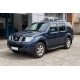 Боковые пороги Bosphorus Grey (2 шт., алюминий) для Nissan Pathfinder R51 2005-2014 гг