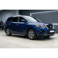 Боковые Подножки Maya V1 (2 шт., Алюминий) для Nissan Pathfinder R52 2012-2021 гг