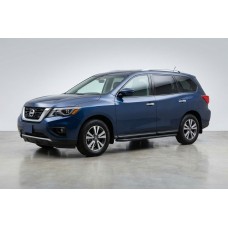 Бокові пороги Bosphorus Black (2 шт., алюміній) для Nissan Pathfinder R52 2012-2021 рр