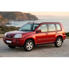Бокові пороги Maya Red (2 шт., алюміній) для Nissan X-trail T30 2002-2007 рр