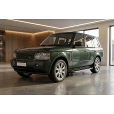 Боковые пороги Bosphorus Grey (2 шт., алюминий) для Range Rover III L322 2002-2012 гг