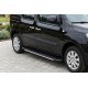 Боковые пороги Bosphorus Grey (2 шт., алюминий) Короткая База для Renault Kangoo 2008–2020 гг