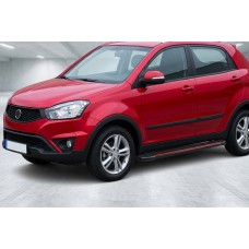 Боковые Подножки Maya Red (2 шт., Алюминий) для SsangYong Korando 2010-2019 гг