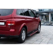 Боковые Подножки Maya Red (2 шт., Алюминий) для SsangYong Kyron 2005-2014 гг