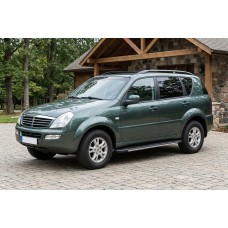 Бокові пороги Bosphorus Grey (2 шт., Алюміній) 2005-2012 для SsangYong Rexton I рр