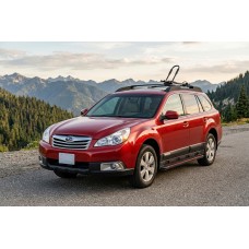 Бокові пороги Maya Red (2 шт., алюміній) для Subaru Outback 2009-2014 рр