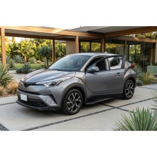 Бокові пороги Bosphorus Black (2 шт., алюміній) для Toyota C-HR 2016-2023 рр