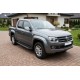 Боковые пороги Bosphorus Grey (2 шт., алюминий) для Volkswagen Amarok 2010-2022 гг