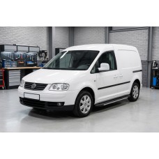 Бокові пороги Bosphorus Grey (2 шт., алюміній) Максі база для Volkswagen Caddy 2004-2010 рр