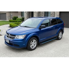 Бокові пороги Maya Blue (2 шт., алюміній) для Dodge Journey 2008-2020 рр