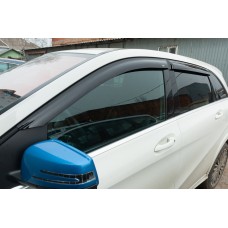 Ветровики (4 шт, HIC) для Mercedes B-class W246 2011-2018 гг