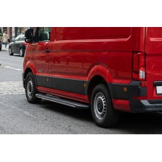 Бокові пороги Bosphorus Grey (2 шт., алюміній) Long/ExtraLong для Man TGE 2017- рр