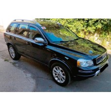Ветровики с хромированным молдингом (4 шт, HIC) для Volvo XC90 2002-2014 гг
