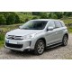 Боковые пороги Bosphorus Grey (2 шт., алюминий) для Citroen C-4 Aircross 2012-2017 гг