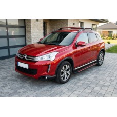 Боковые Подножки Maya Red (2 шт., Алюминий) для Citroen C-4 Aircross 2012-2017 гг