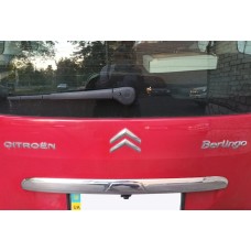 Хром планка над номером (нерж) для Peugeot Partner Tepee 2008-2018 гг