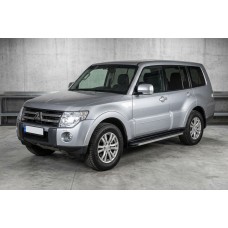 Боковые Подножки Maya V1 (2 шт., Алюминий) для Mitsubishi Pajero Wagon IV 2006-2021 гг