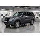 Боковые пороги Bosphorus Grey (2 шт., алюминий) для Mitsubishi Pajero Wagon IV 2006-2021 гг