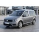 Боковые пороги Bosphorus Grey (2 шт., алюминий) Макси база для Volkswagen Caddy 2015-2020 гг