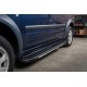 Боковые пороги Bosphorus Grey (2 шт., алюминий) Стандартная база для Ford Connect 2010-2013 гг
